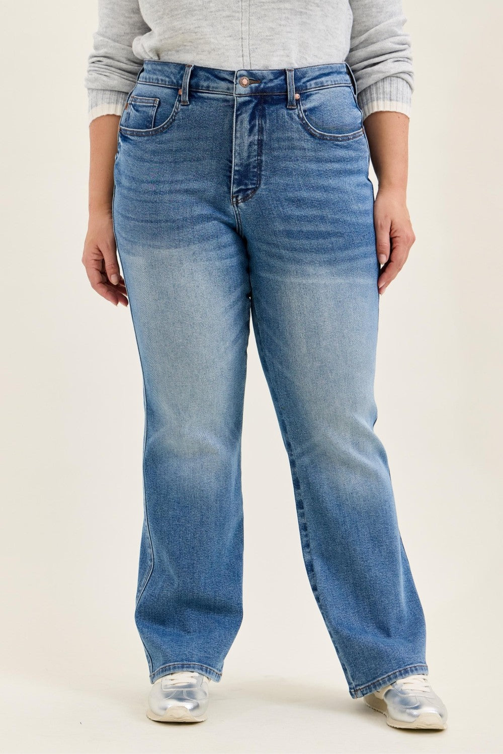 Judy Blue  Curvy High Waist Bootcut Tummy Control  Jeans