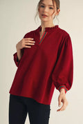 Betty Lou Stripe Accent Top