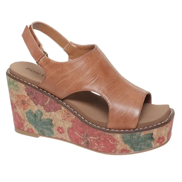Florence Floral Flynn Wedge