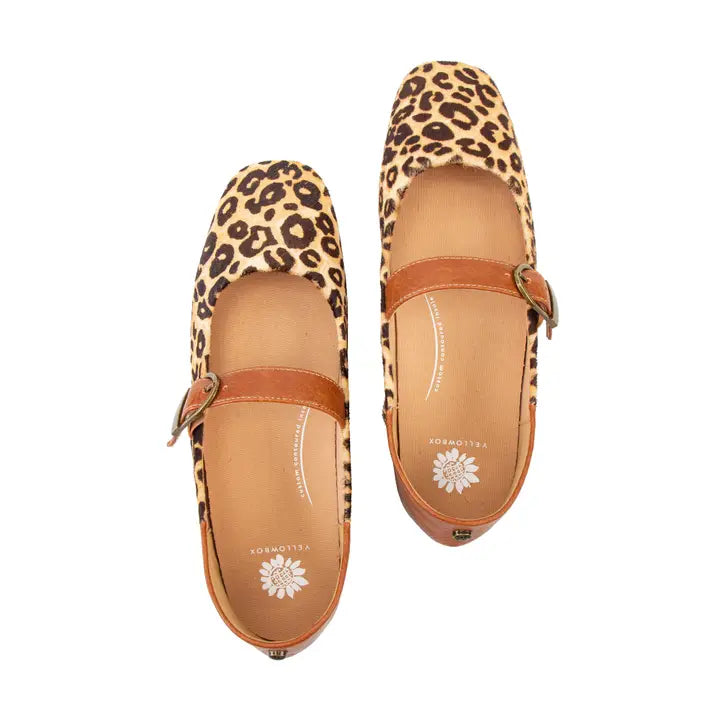 Carden Leopard Ballerina Flats