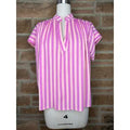 Curvy Adrienne Emerson Pink Sangia Top