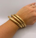 Everyday Thick Gold Bangle Set