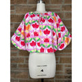 Adrienne Petal ParadeTatum Bubble Hem Top