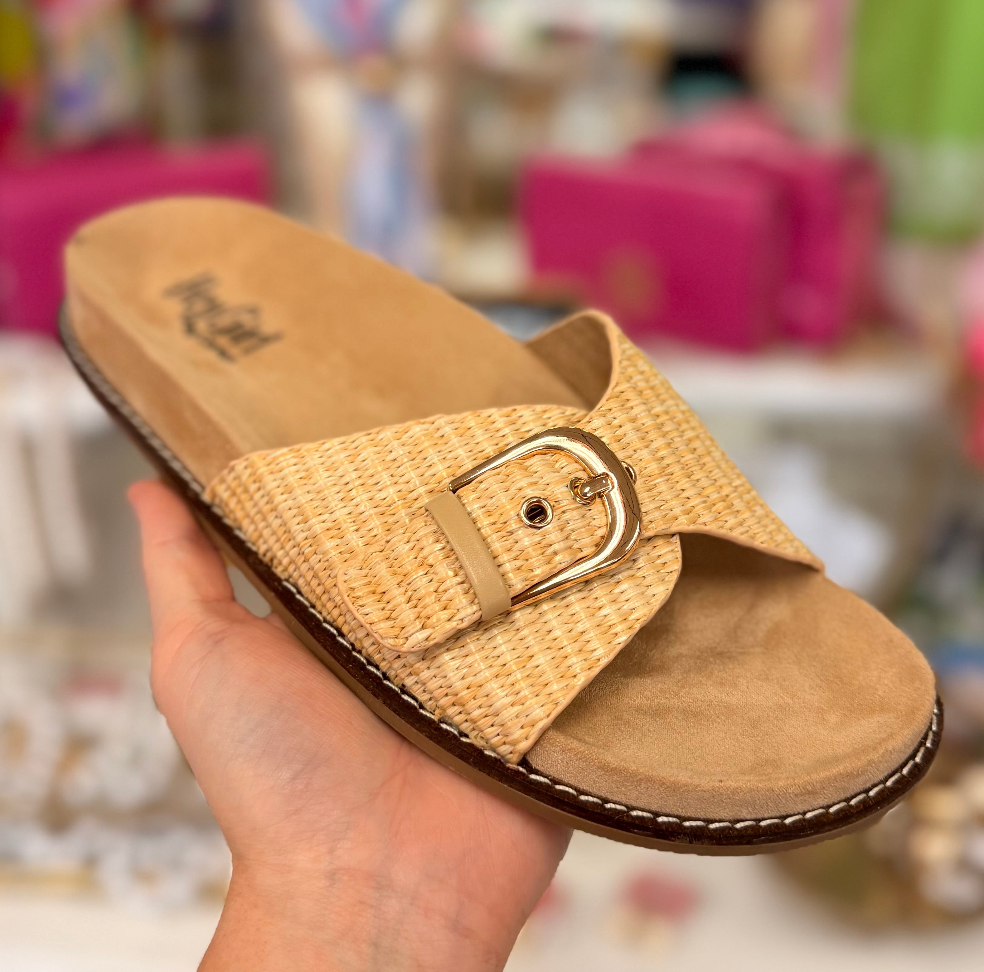 Corkys Passport Raffia Sandals
