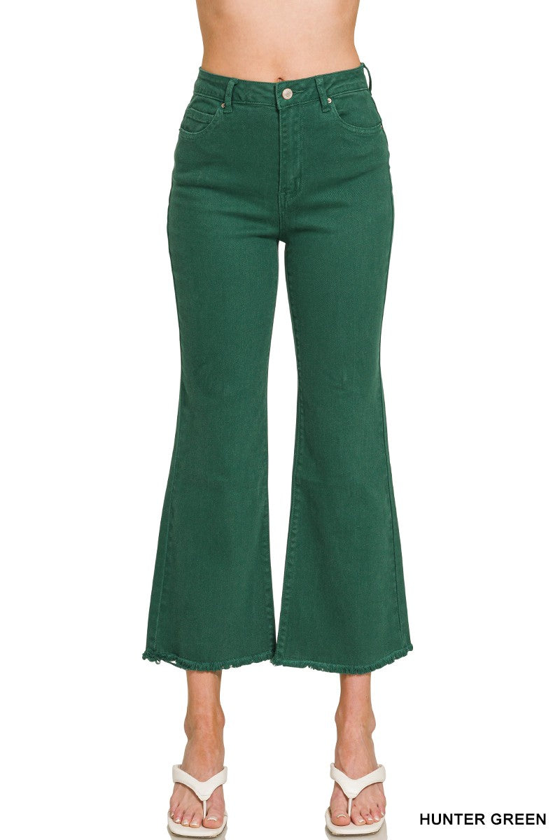 Josie High Waist Acid Washed Bootcut Pants