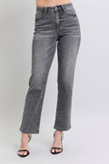 Judy Blue Sabrina HW Rhinestone Straight Jeans