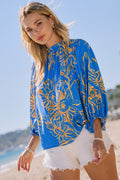 Amira Sunset Babydoll Top