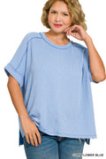 Curvy Roxanna Ribbed Top