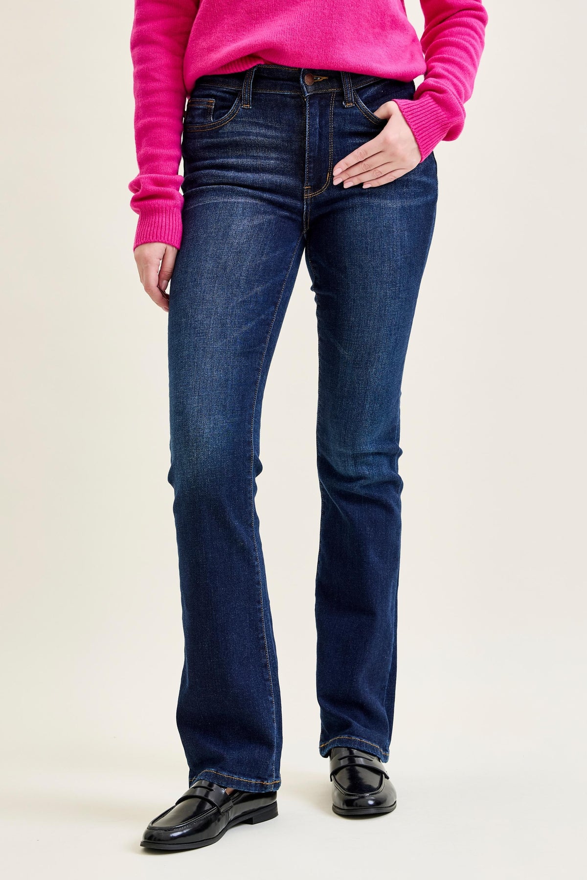 Judy Blue Mid-Rise Dark Wash Bootcut Jeans
