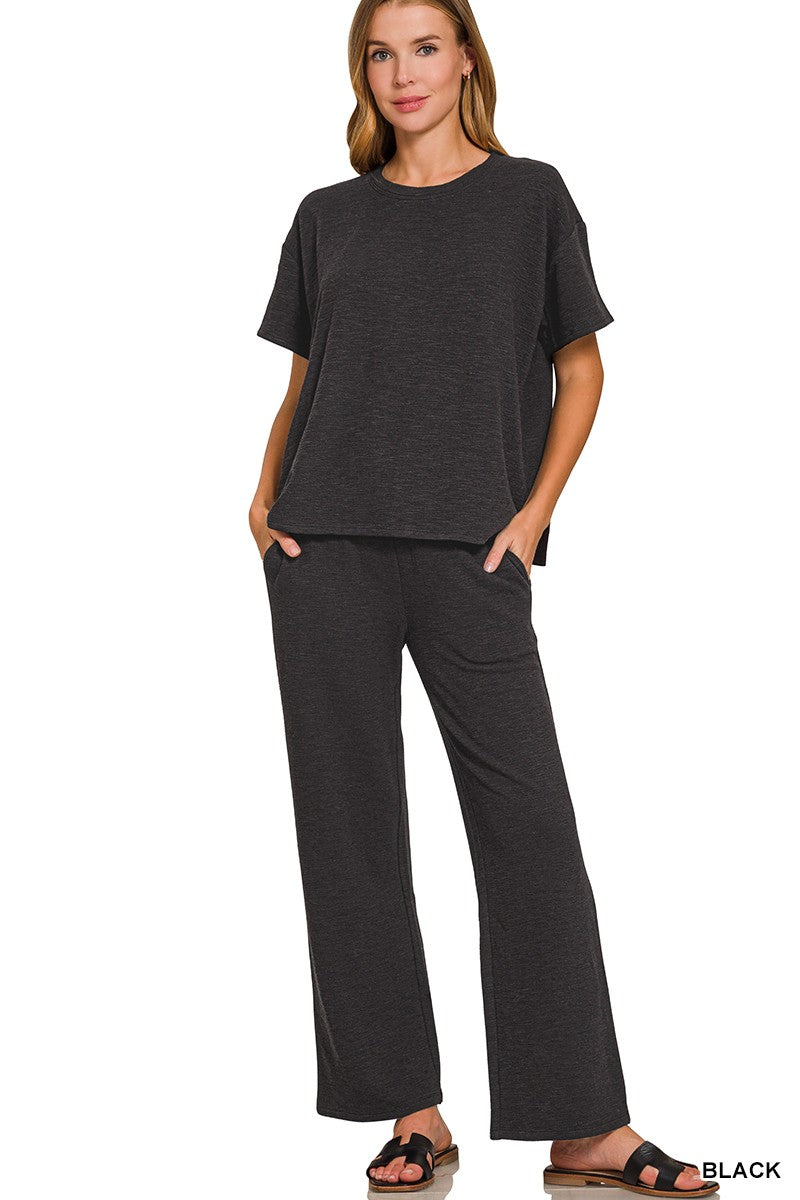 Sadie Slub Knit Matching Set