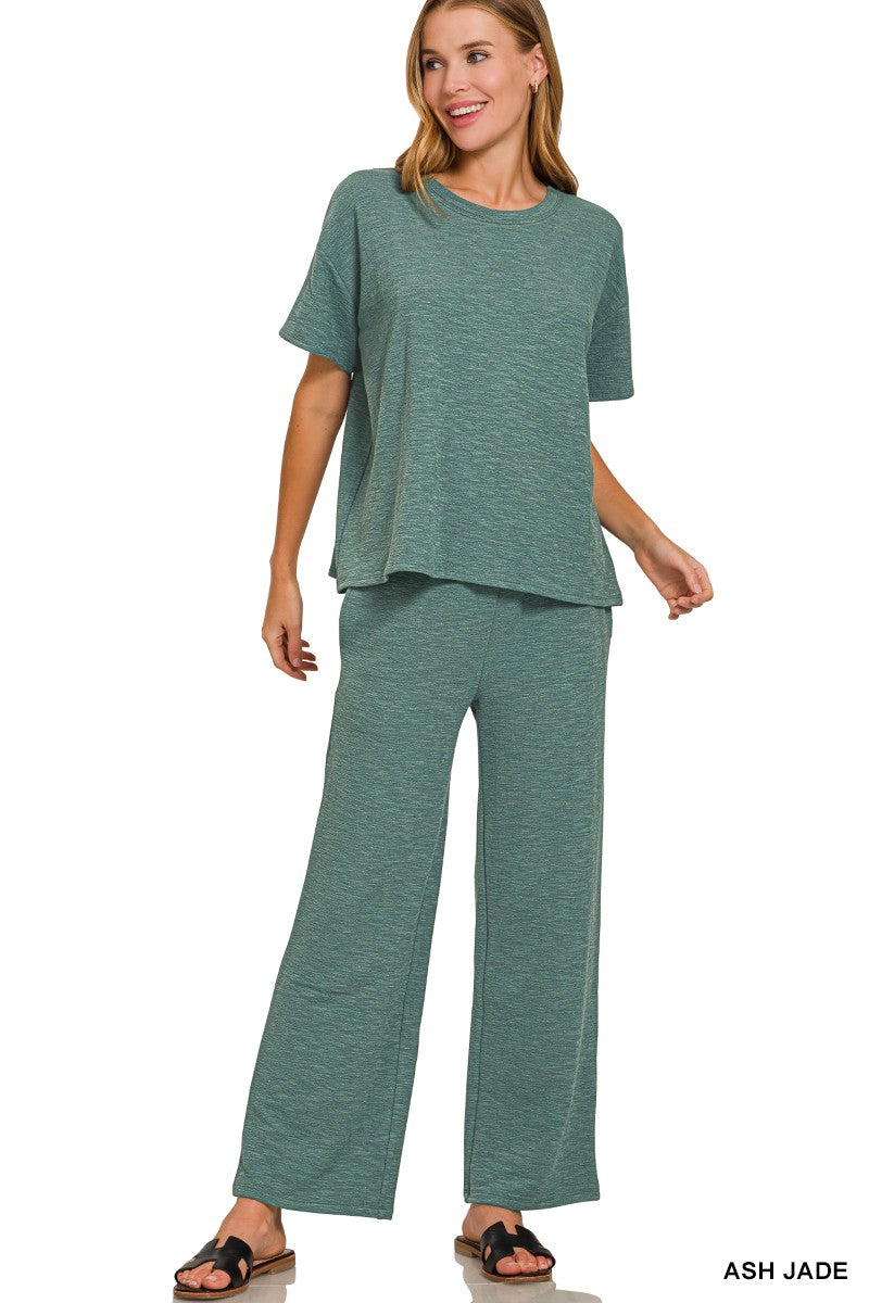 Sadie Slub Knit Matching Set