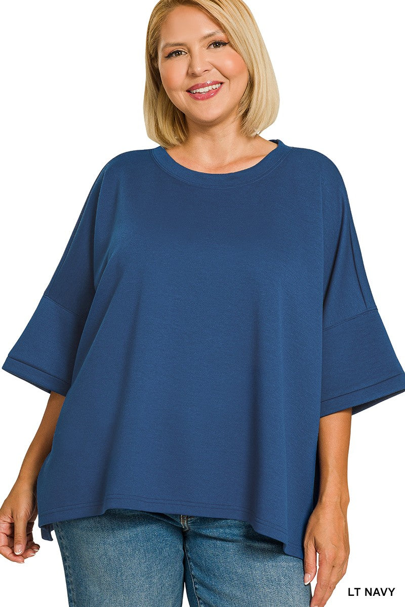 Curvy Sadie Scuba Top
