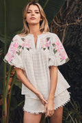 Curvy Lucia Textured Top