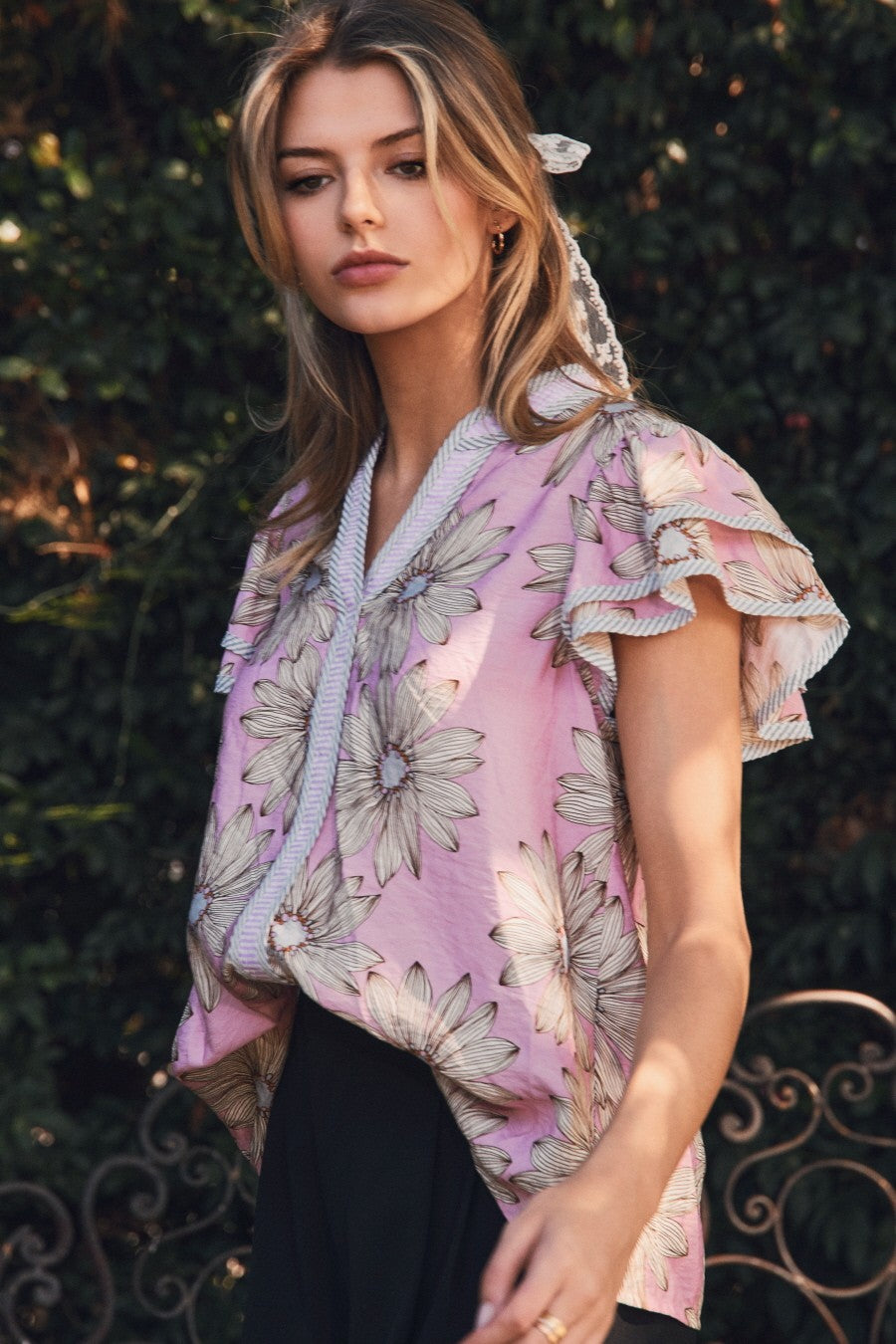 Lyla Peony Floral Top