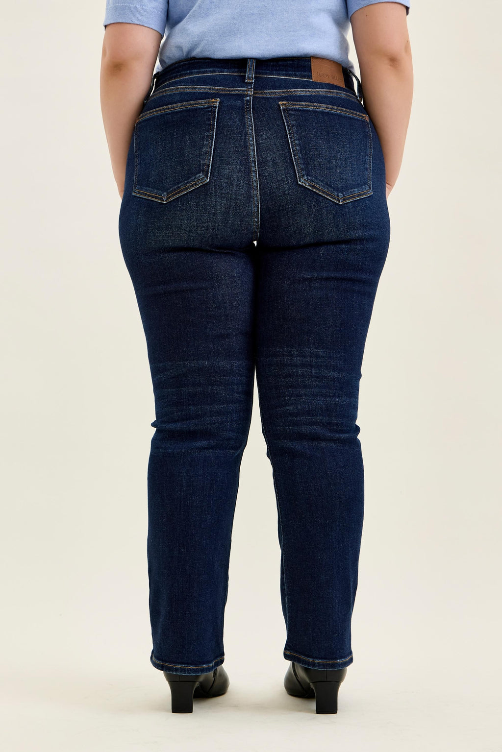 Curvy Judy Blue Mr. Petite Dark Wash Bootcut