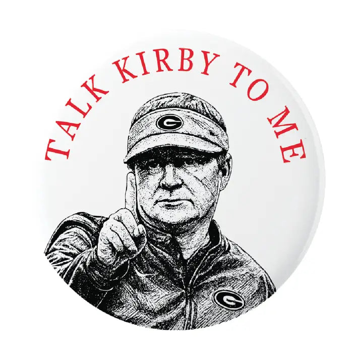 Talk Kirby To Me Georgia Game Day Buttons