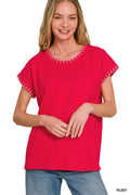 Karina Stitch Detail Top