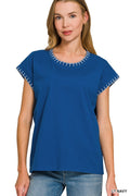 Karina Stitch Detail Top