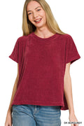 Whitley Waffle Cap Sleeve Sweater