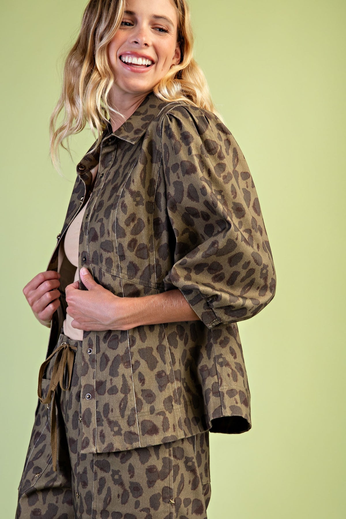 Esther Leopard Print Top