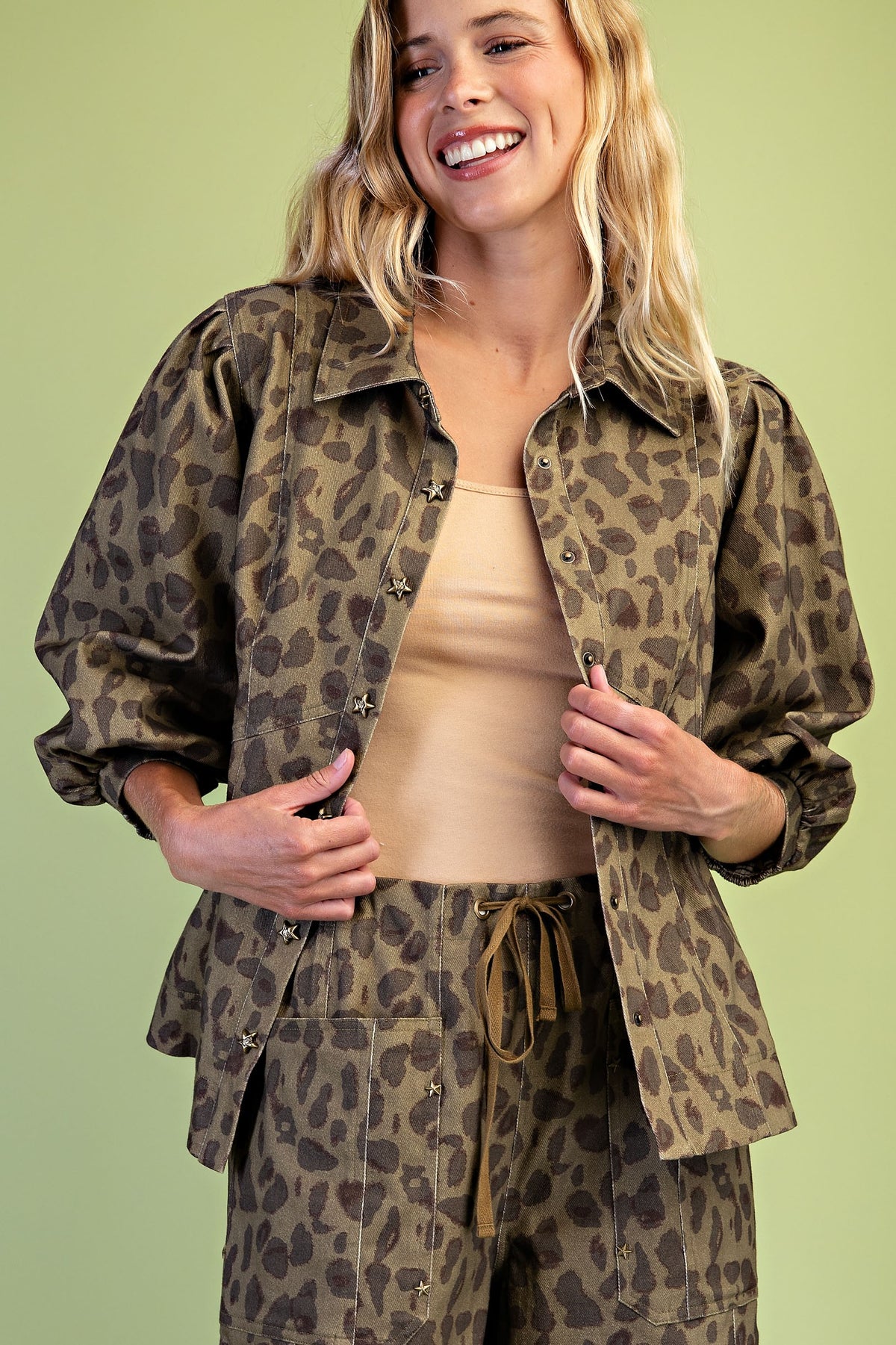Esther Leopard Print Top
