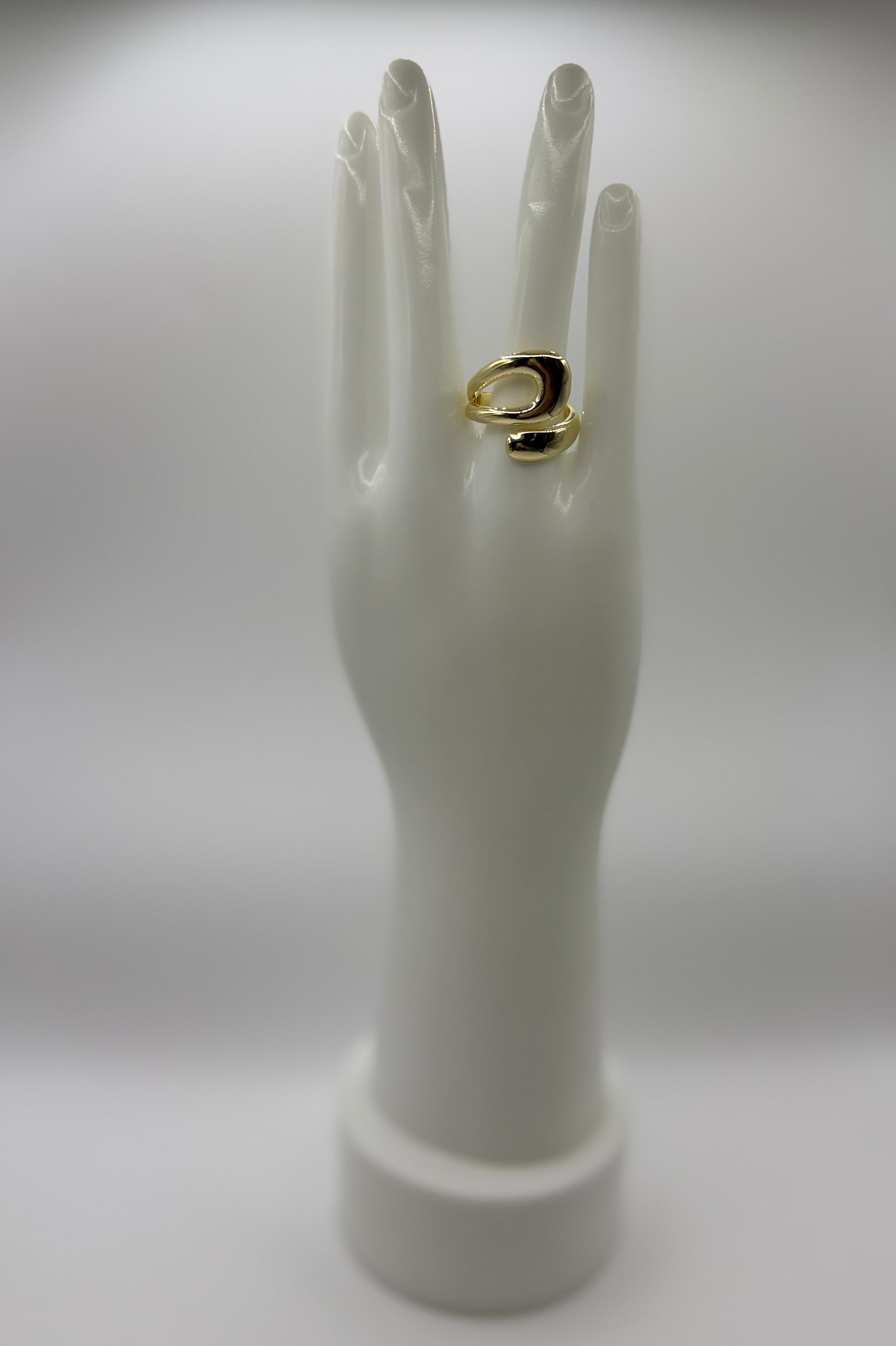 Rg Abstract Wrap Gold Ring