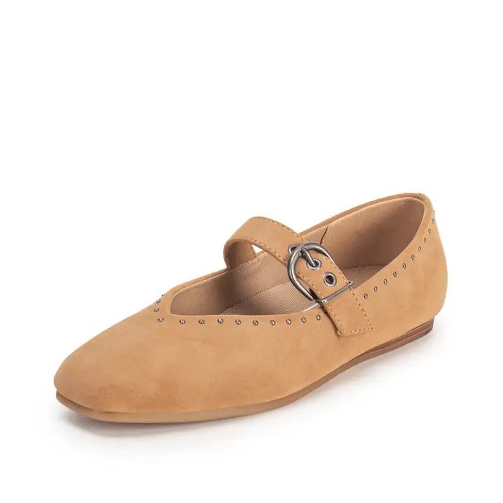 Carina Almond Ballerina Flats