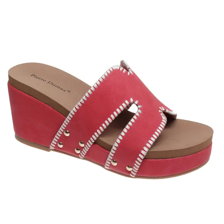 Viv's Friend Holly Red Wedge Sandals