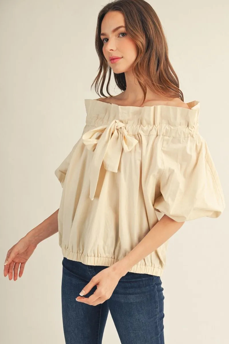 Carmella Ruffle Tie Top