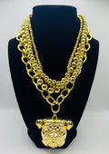 Bree Beaded Layered Dog Necklace