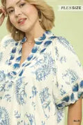 Curvy Karilynne Floral Print Top