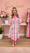 Petunia Floral Midi Dress