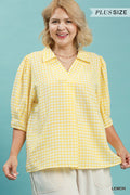 Curvy Gia Gingham Top