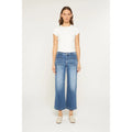 Cristabal Mica Denim Cropped Patch Pocket Jeans