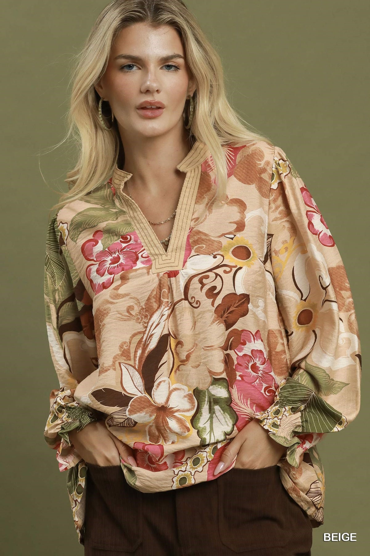 Jessica Fall Floral Top