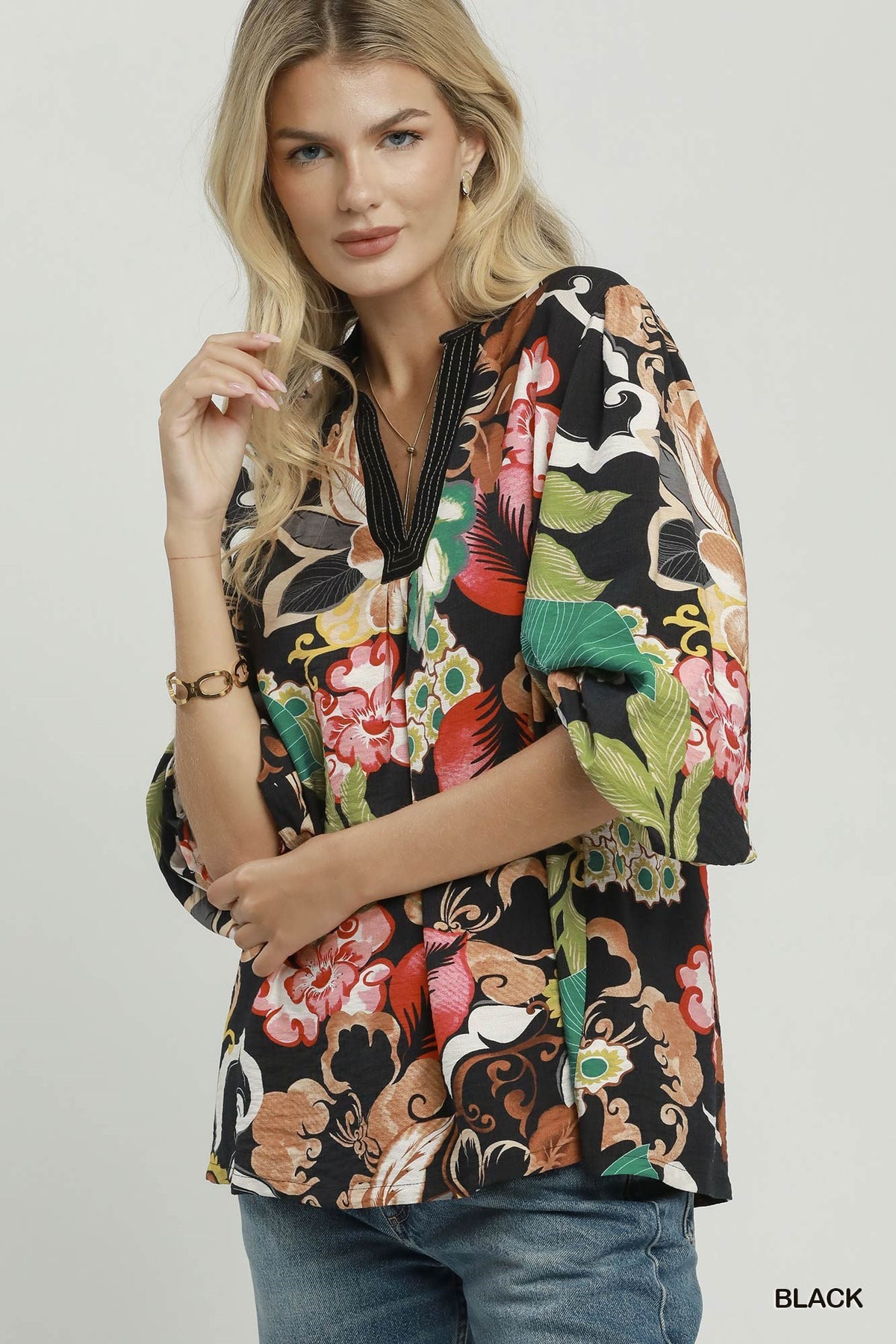 Jessica Fall Floral Top