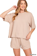 Ashley Marie Ribbed Short Matching Set