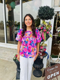 Clara Blossom Breeze Floral Top