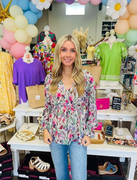 Hallie Belle Printed Top