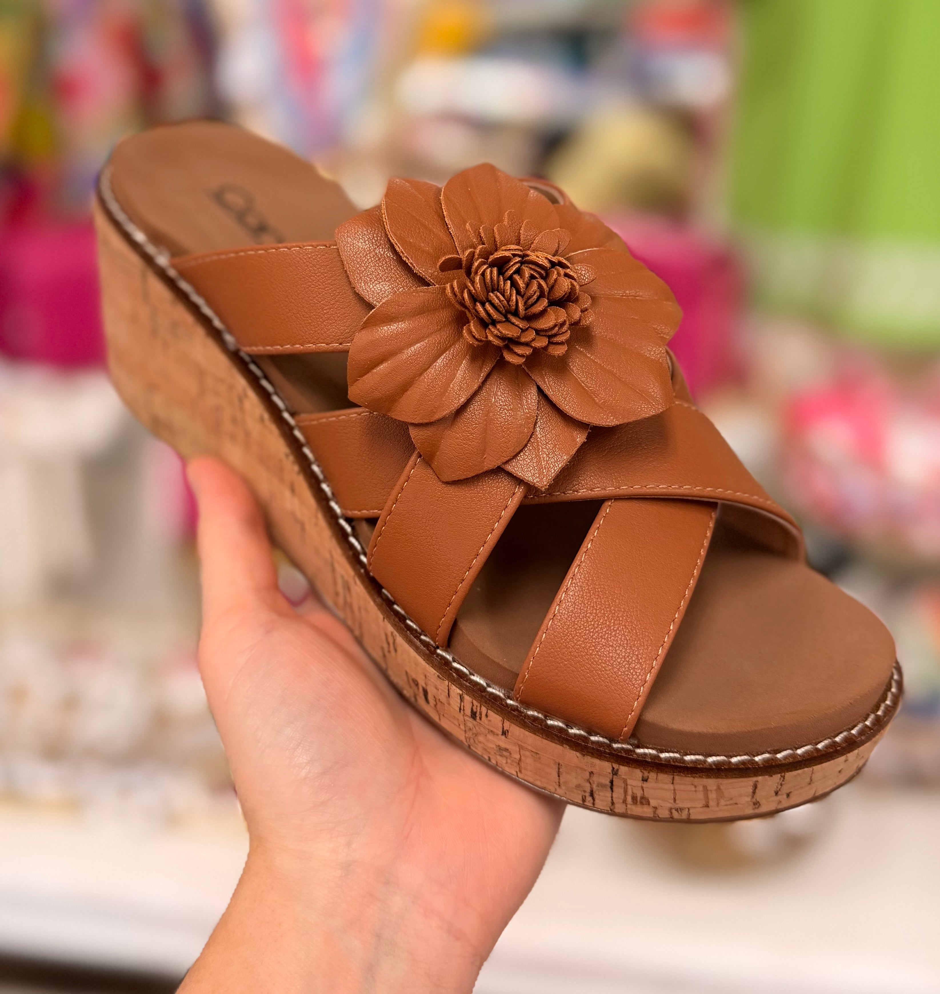 Corkys Heartbreaker Cognac Wedges