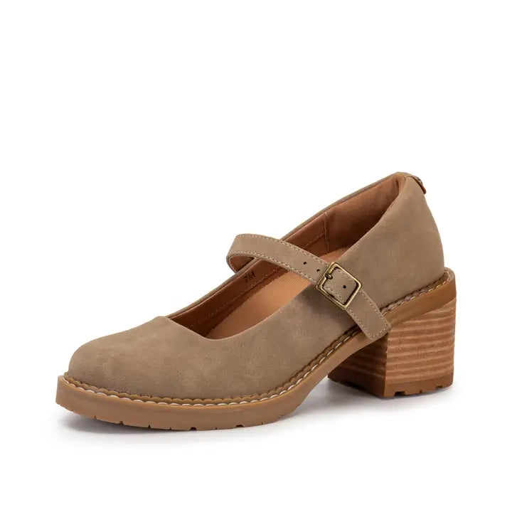 Bedford Taupe Platform Shoes