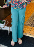 Julia Jade High Rise Wide Leg Cargo