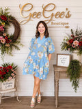 Gemma Floral Printed Mini Dress