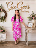 Cassidy Conversational Printed Midi Dress
