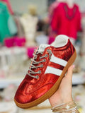 Corkys Heads Up Metallic Sneakers