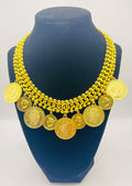 Yochi Chunky Coin Necklace