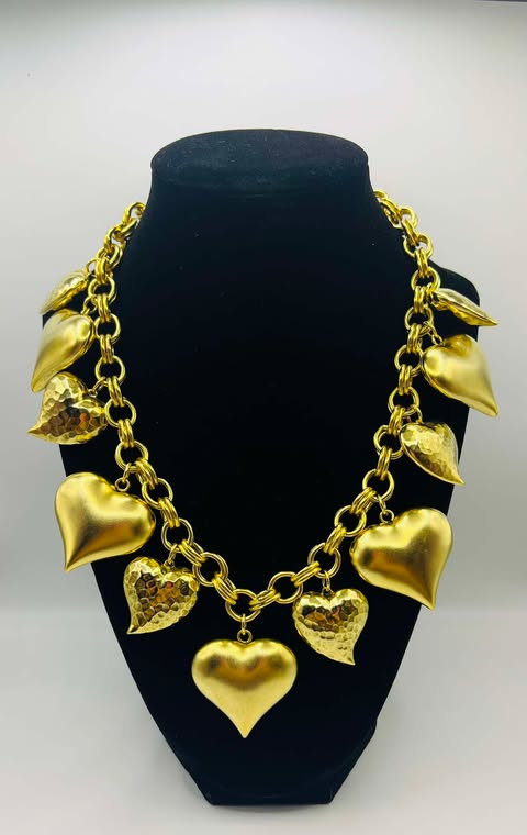 Yochi Heart Charm Necklace