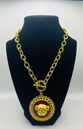 Yochi Dawg Red Pendant Necklace