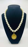 Yochi Single Strand Chanel Pendant Necklace