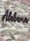 Alabama Bling Camo Short Sleeve T-Shirt